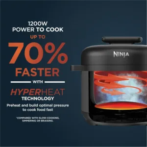 Multivaramais katls Ninja HyperHeat PC201EU 9 in 1 Pressure Cooker 6 L4