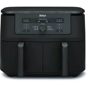 Dubultais karstā gaisa friteris Ninja MAX Dual Zone Onyx Black DZ400EUBK, 9.5 L, 2470 W
