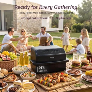 karsta gaisa friteris cosori airfryer dual blaze twinfry compact 86 l keramikas parklajums caf tf801 aeu 5 6a81cec68d020