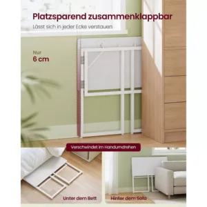 vasagle lwd151wf01 saliekams rakstamgalds 80 40 cm3 6a81dec41b5da