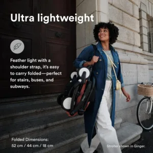 Stokke YOYO³ ipasi kompakti un viegli bernu rati Melns ramis Aqua parvalks3