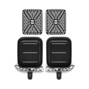 Dubultais karsta gaisa friteris Cosori Airfryer Iconic Dual 8.6 L ar keramisko parklajumu3