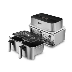 Dubultais karsta gaisa friteris Cosori Airfryer Iconic Dual 8.6 L ar keramisko parklajumu4